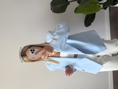 MARYNARKA BOSTON - baby blue
